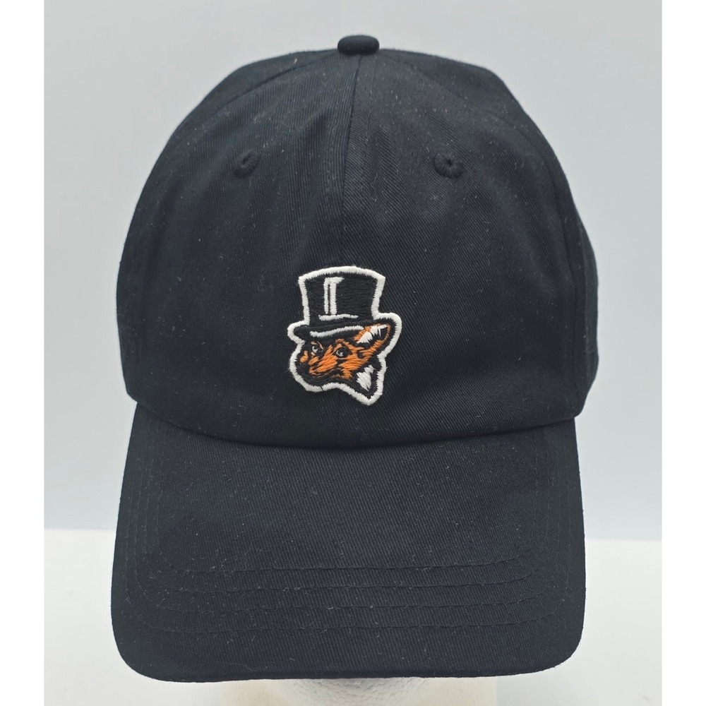 AKOO Snobby Strapback‎ Cap Mens Black Fox Top Hat Dad Hat